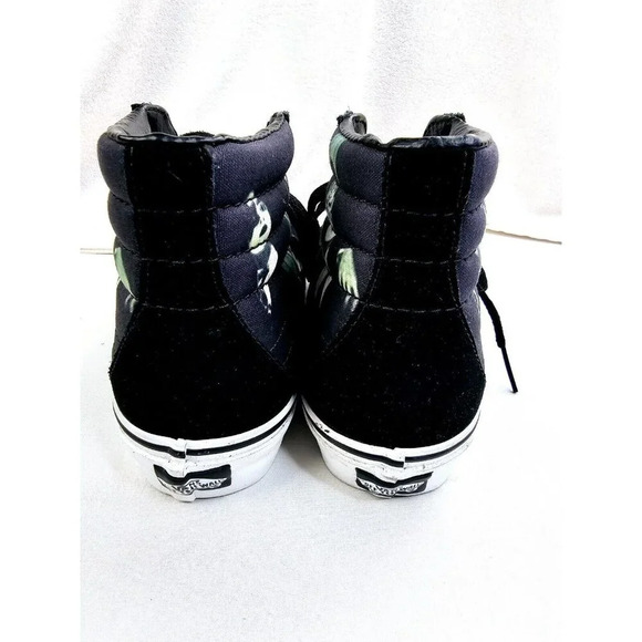 Vans Size Men's 6 Women's 7.5 Black KISS Dressed to Kill Hi Lace sneakers NEW - Picture 15 of 16